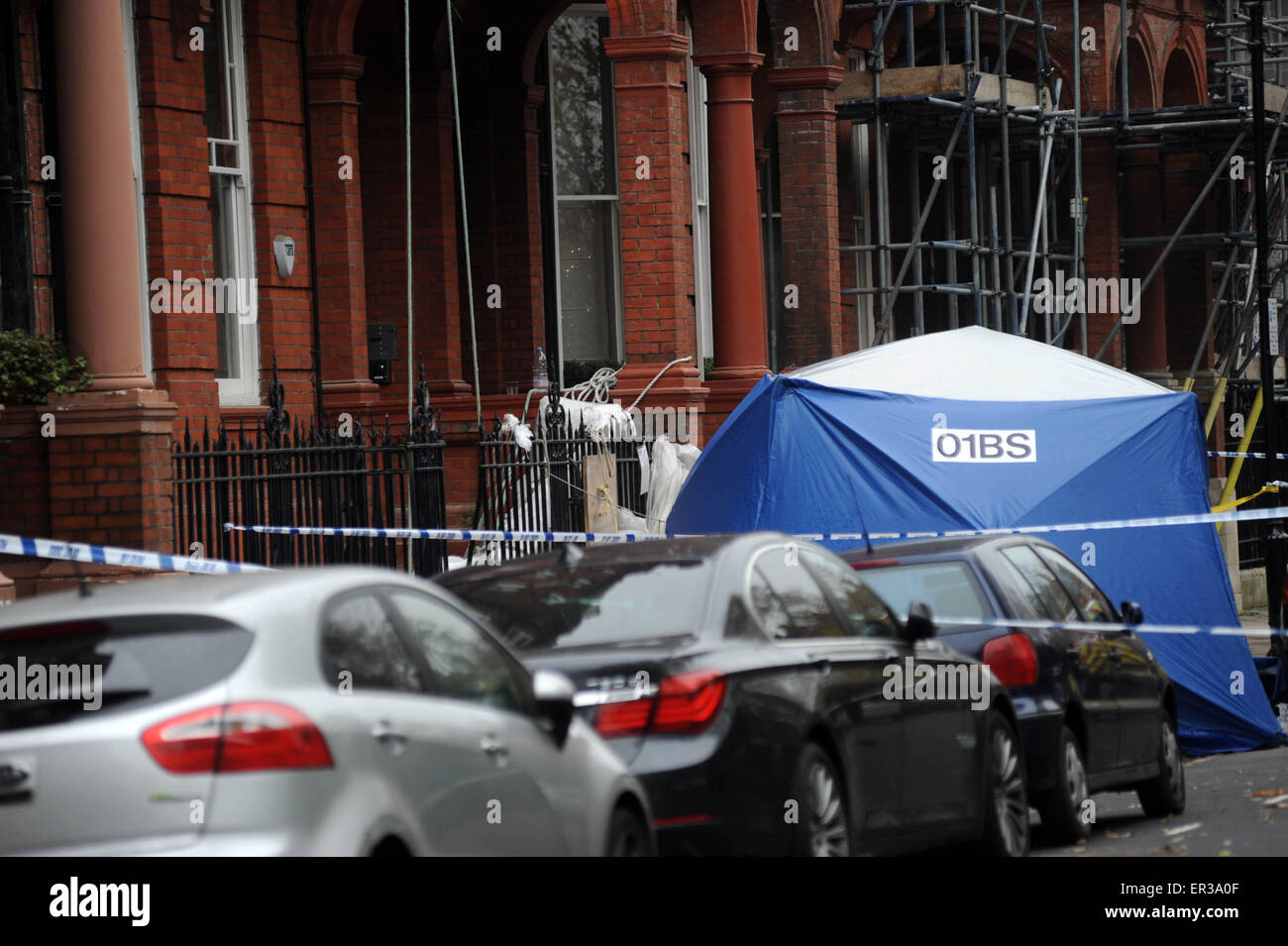 A balcony collapse at Cadogan Square in Knightsbridge, West London has