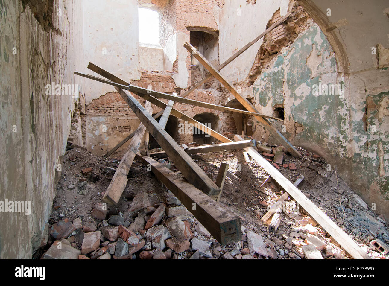 Ruins of the Chateau Brnky Stock Photo