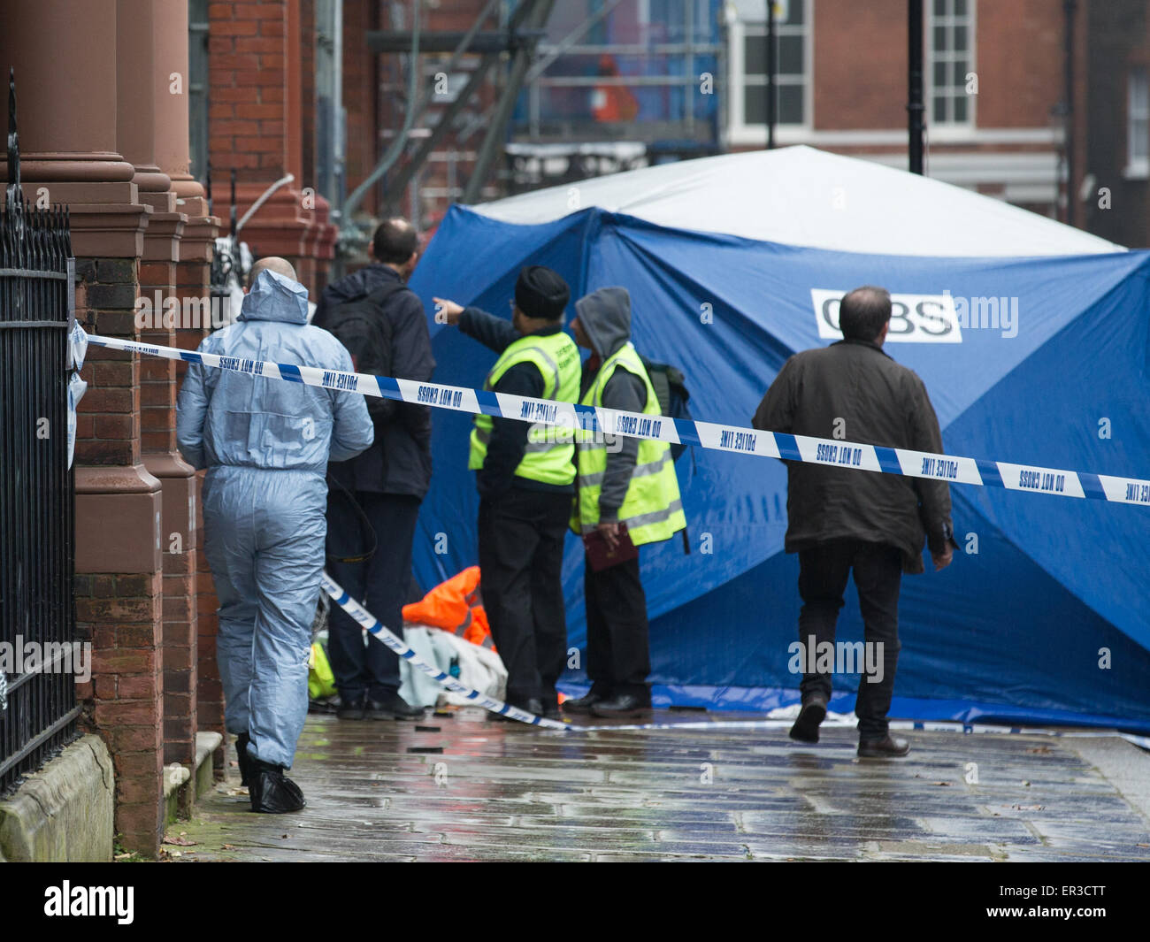 A balcony collapse at Cadogan Square in Knightsbridge, West London has