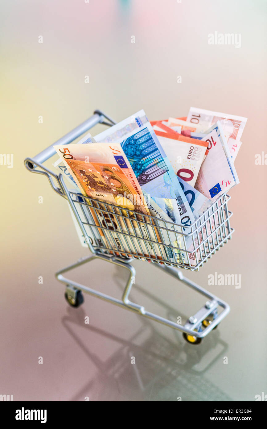 Conceptual image of purchasing power. Stock Photo