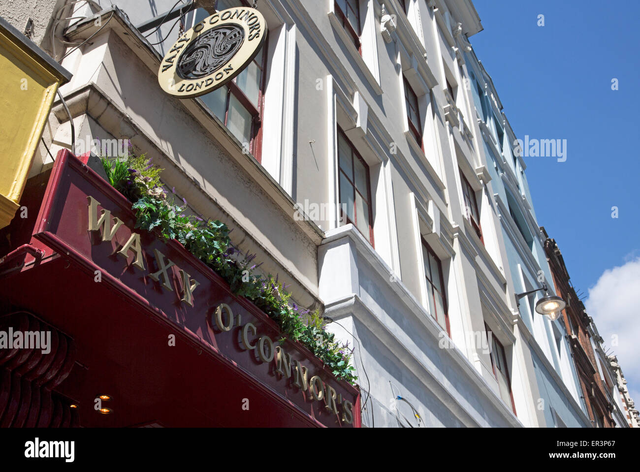 Waxy O'Connors in Rupert Street is the biggest Irish bar in London's West End Stock Photo