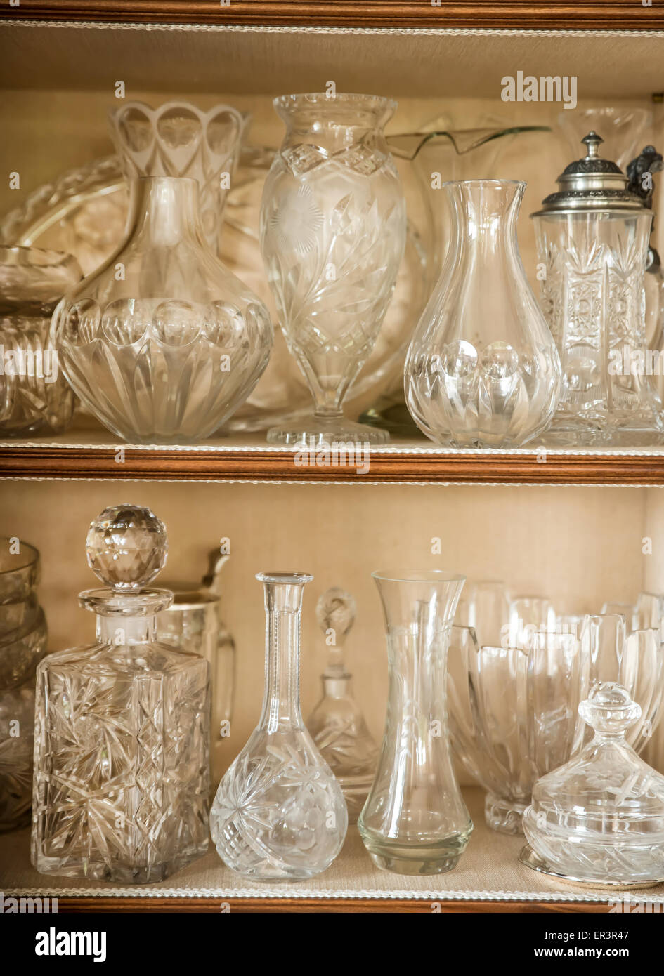 Antique glass cabinet hi-res stock photography and images - Alamy