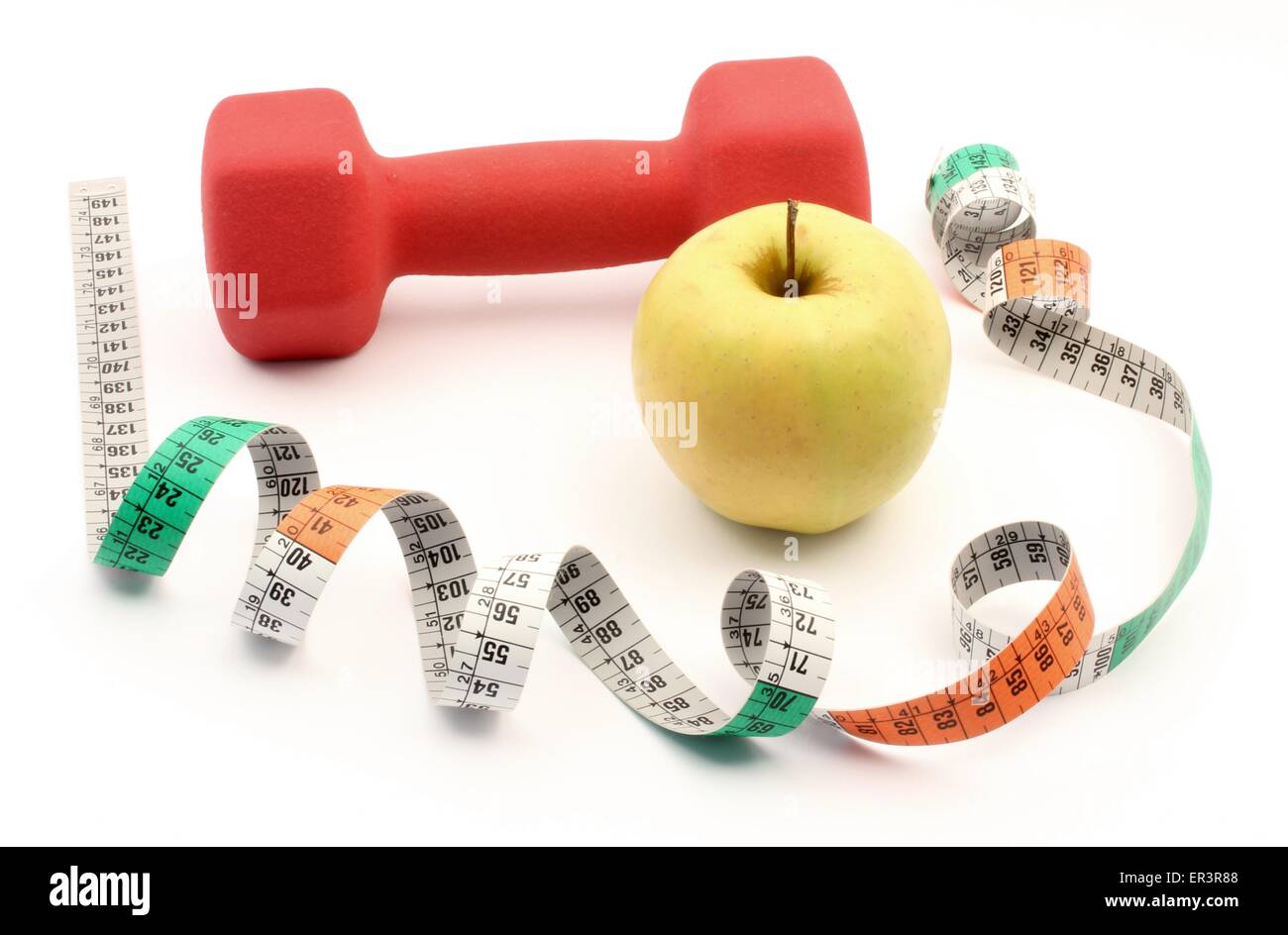 Keep in line with the right tools, gymnastics, food, control. Stock Photo