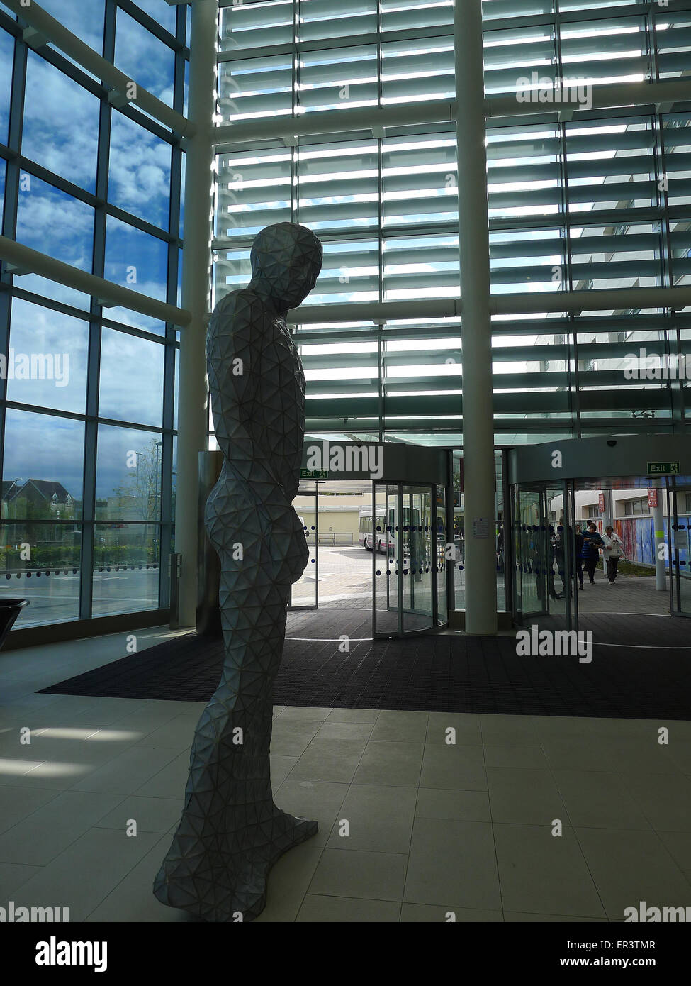 Statue inside Broomfield Hospital, Chelmsford, Essex Stock Photo Alamy