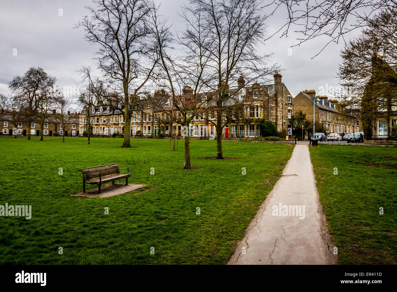 Jesus Green park in Cambridge Stock Photo Alamy