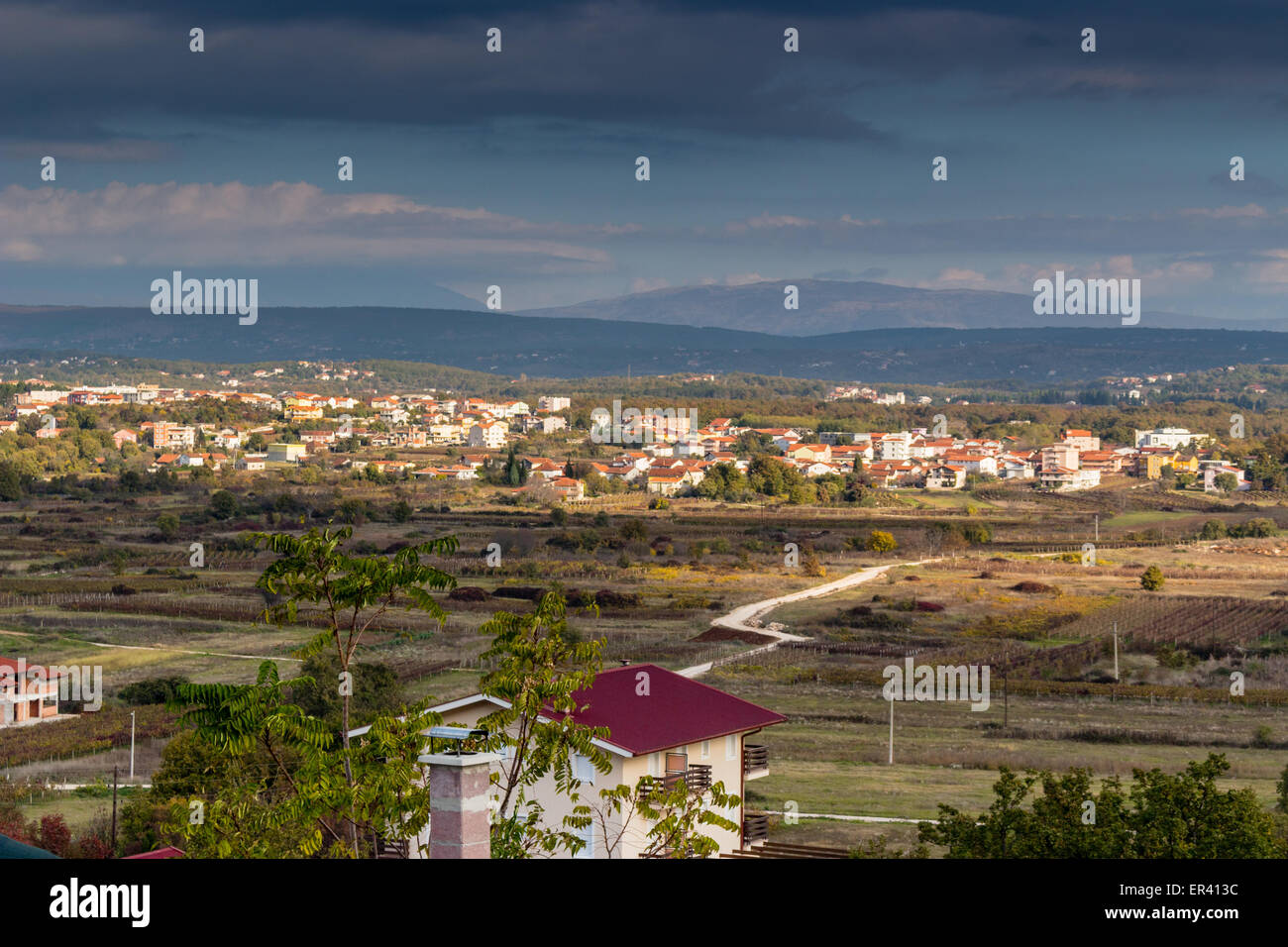 Views from the Krizevac Mountain in Medjugorje in Bosnia ed Erzegovina