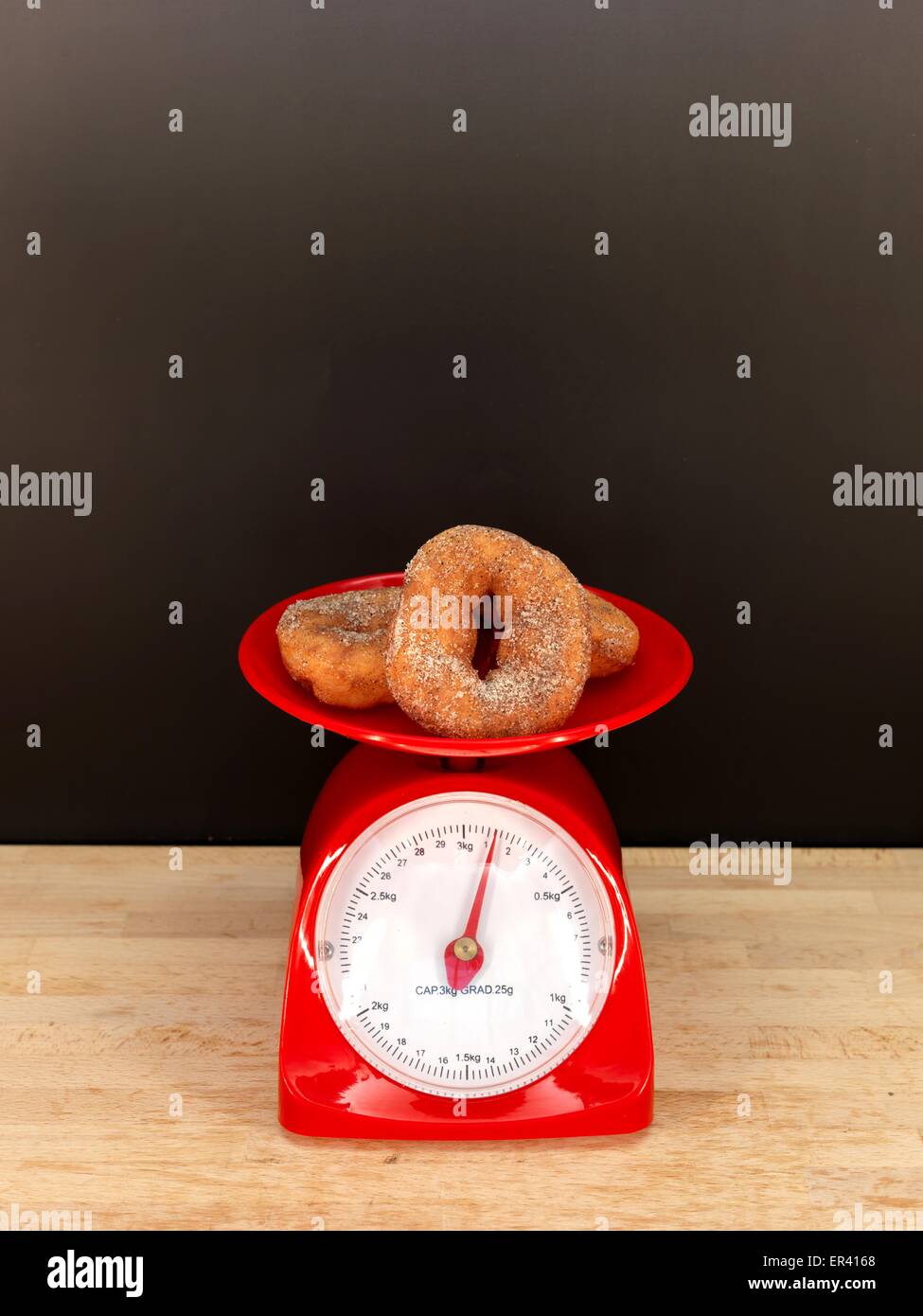 A close up shot of a set of food scales Stock Photo Alamy