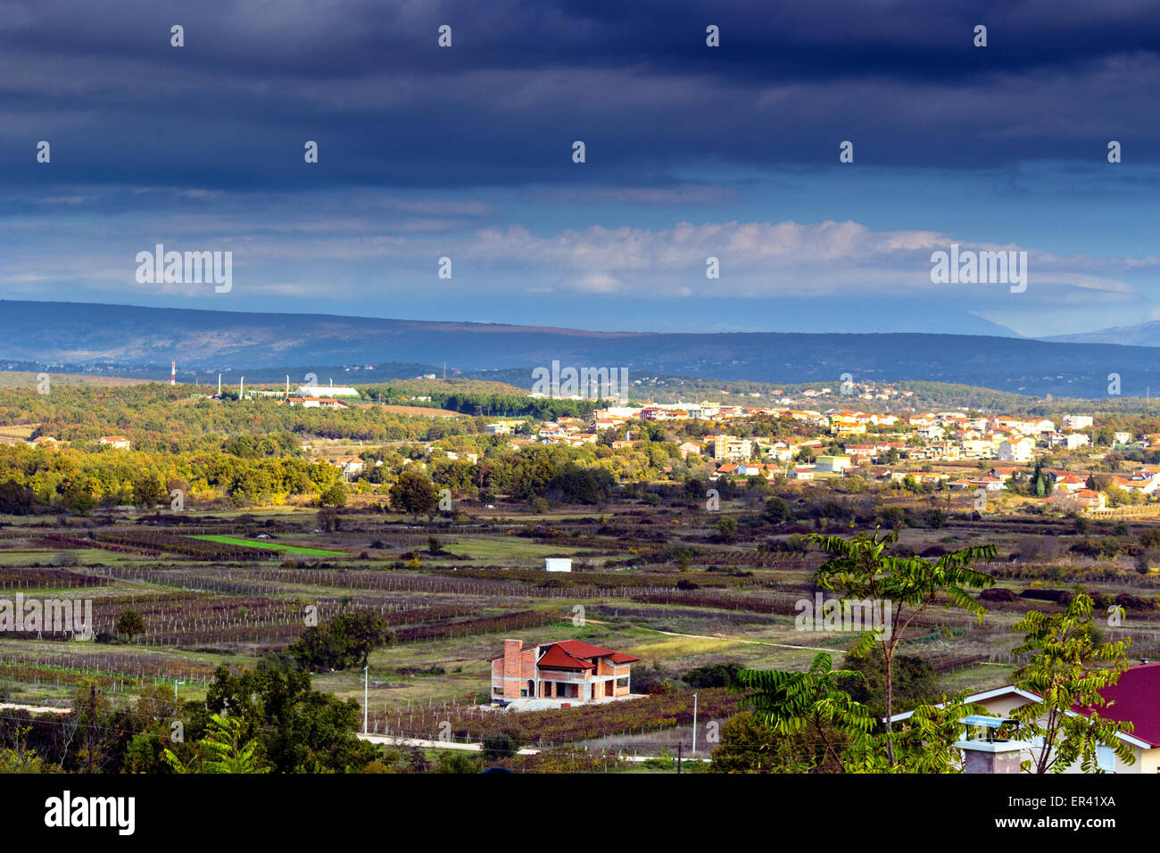 Views from the Krizevac Mountain in Medjugorje in Bosnia ed Erzegovina