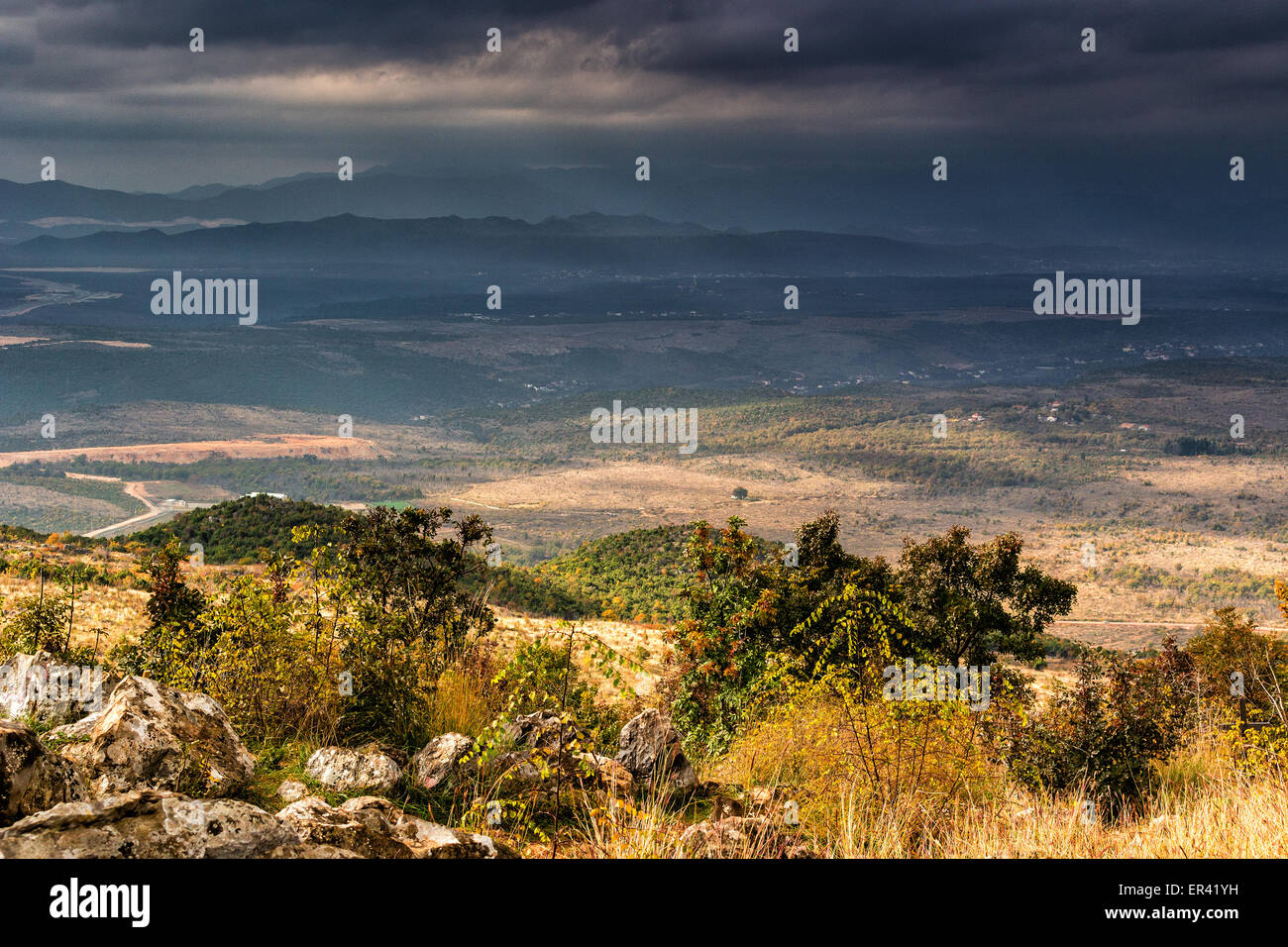 Views of the Krizevac Mountain in Medjugorje in Bosnia ed Erzegovina
