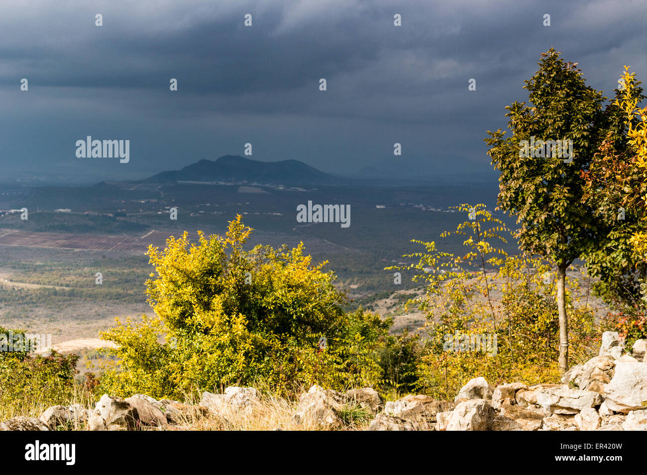 Views of the Krizevac Mountain in Medjugorje in Bosnia ed Erzegovina