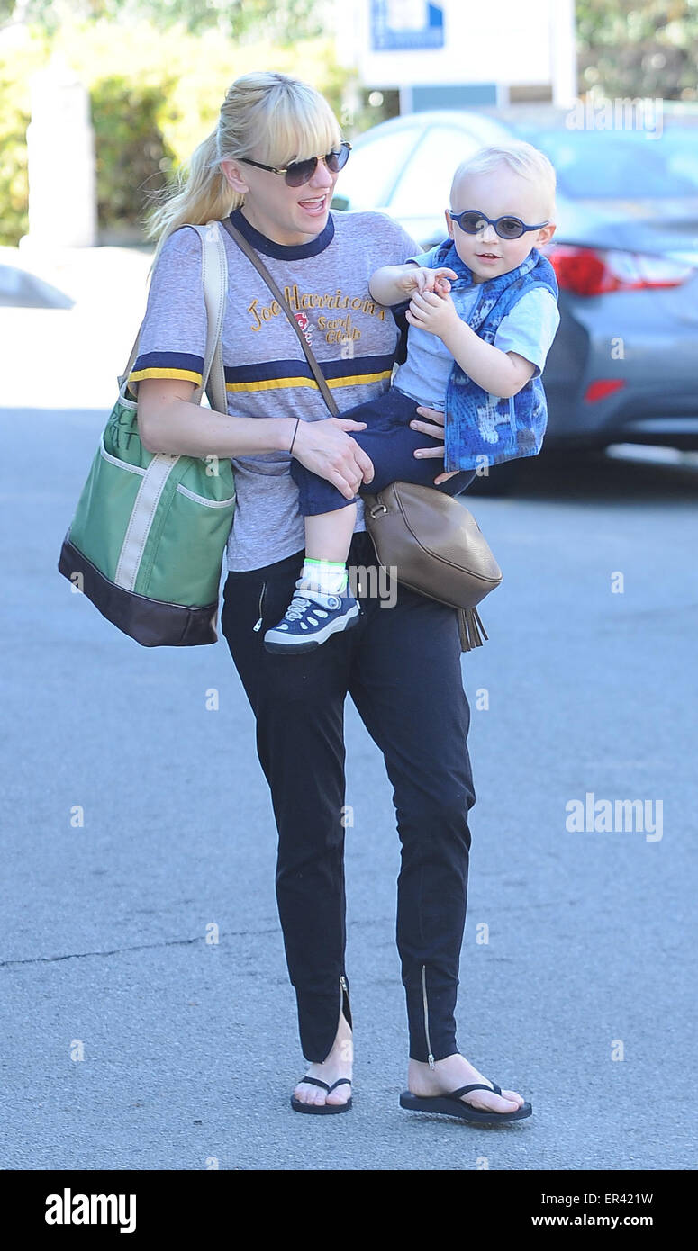Anna Faris spotted out with her son Jack Pratt in Beverly Hills