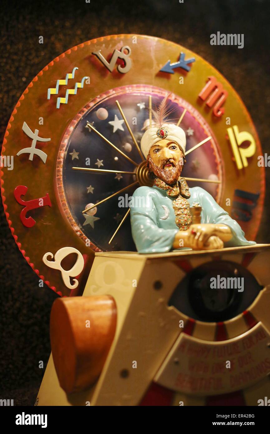 An antique figurine of a fortune teller at House on the Rock in Spring