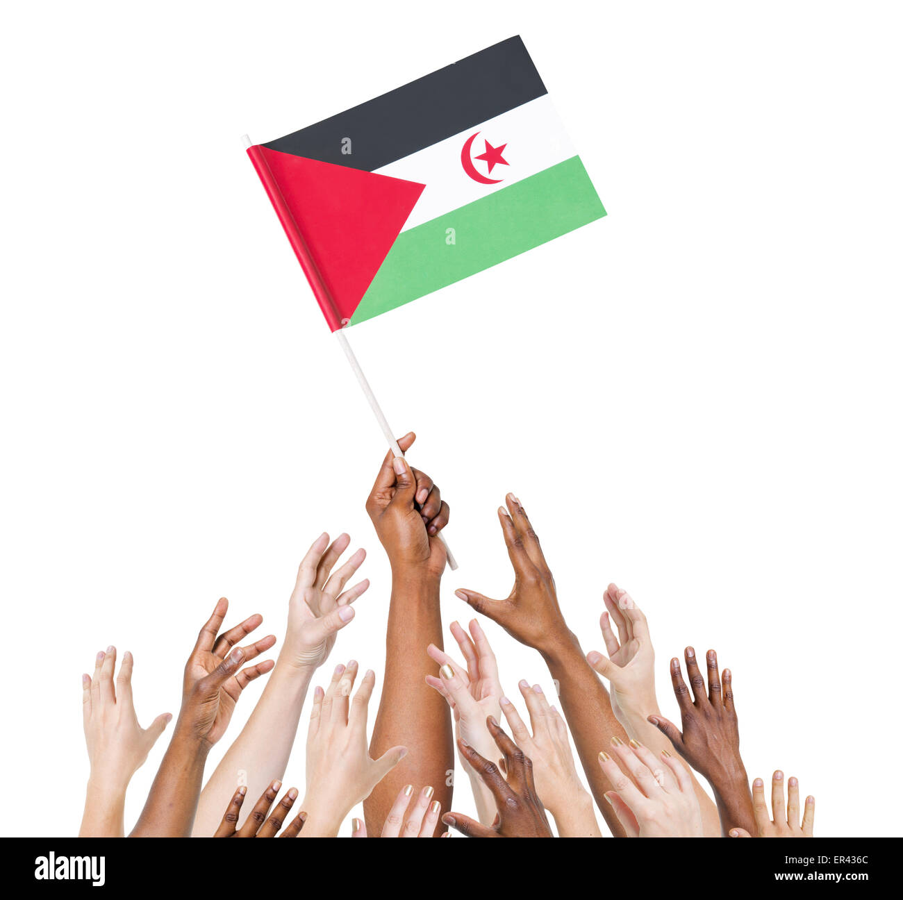 Arab Democratic Republic Sahrawi Western Saharan Stock Photo Alamy