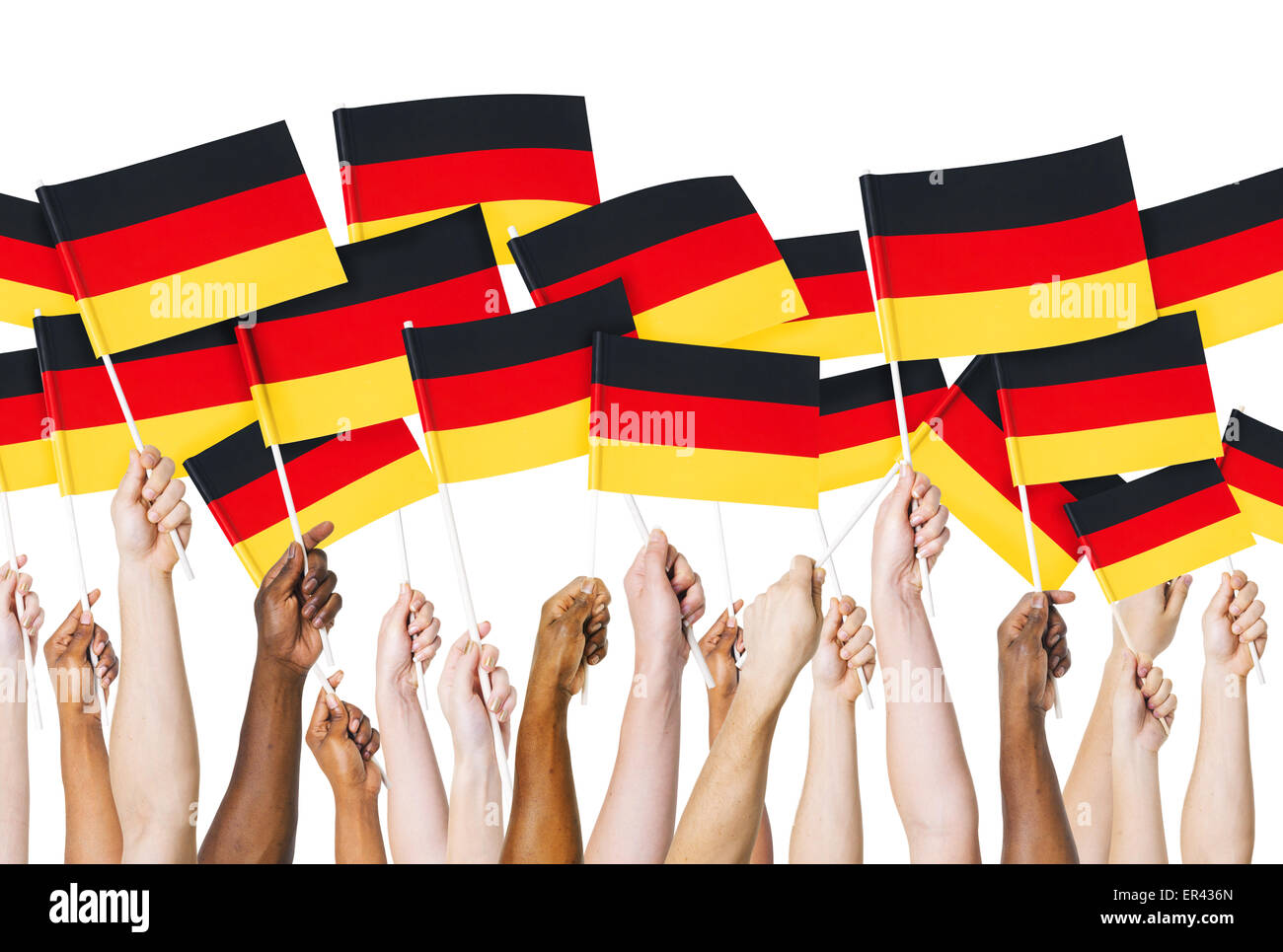 German Flag Stock Photo