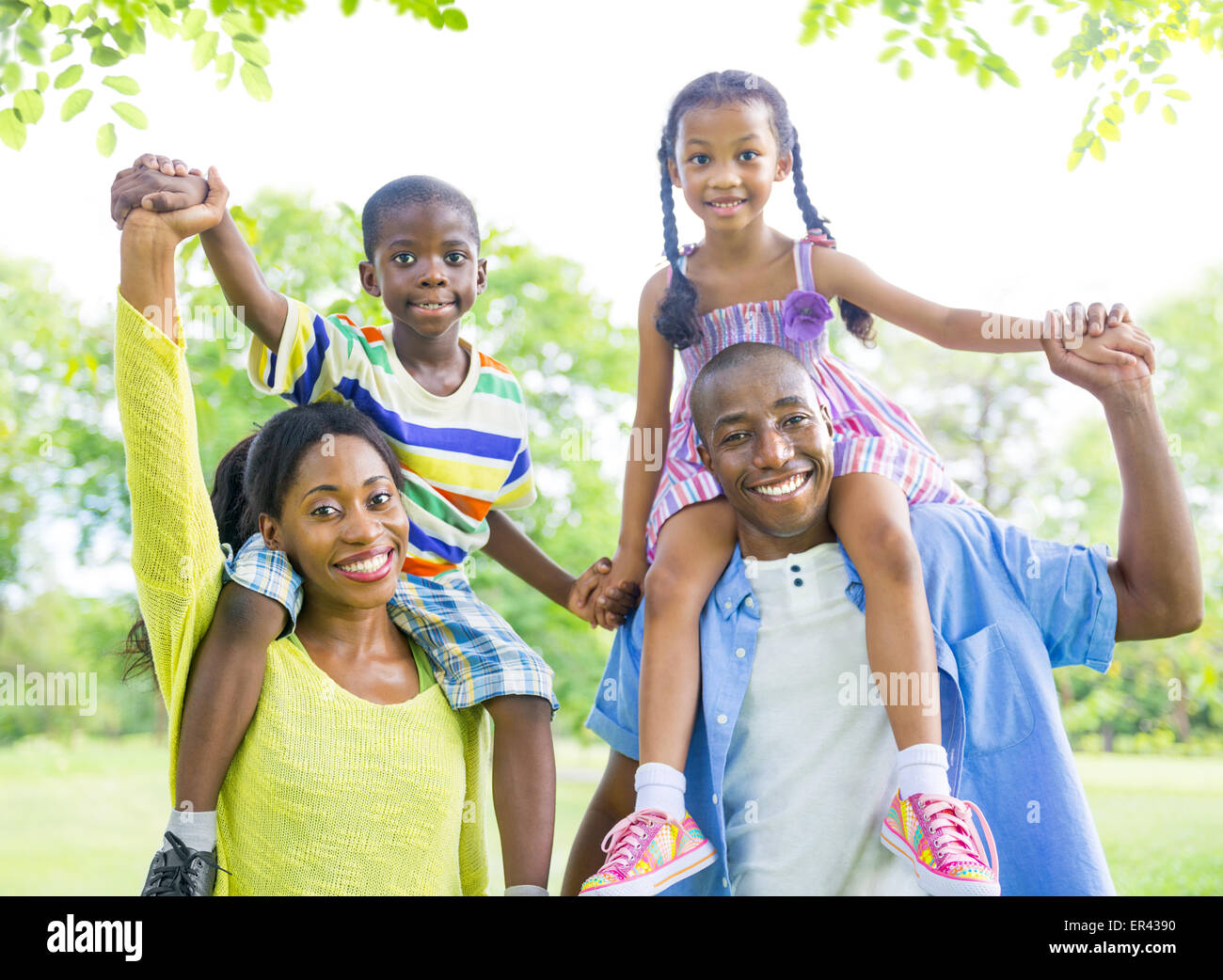 Black parents family hi-res stock photography and images - Alamy