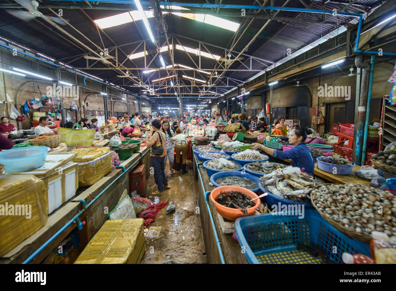 Cambodian seafood market hires stock photography and images Alamy