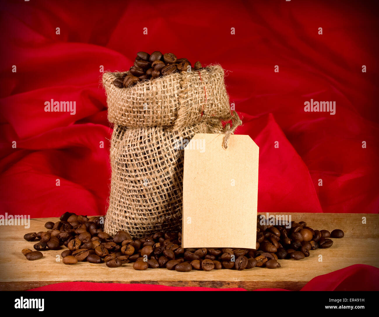 bag of coffee Stock Photo Alamy