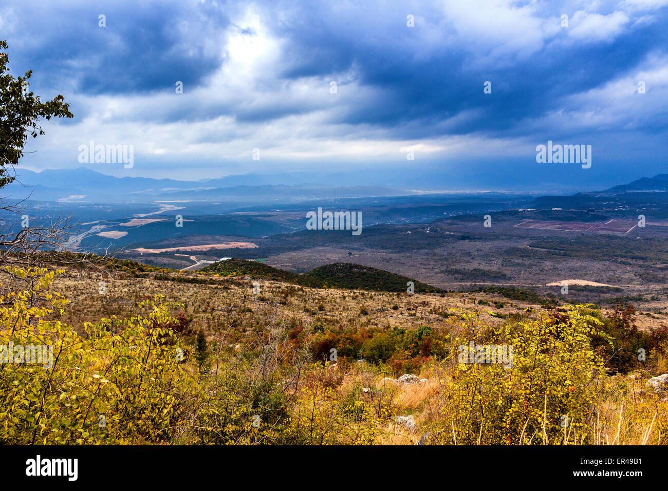 Views of the Krizevac Mountain in Medjugorje in Bosnia ed Erzegovina