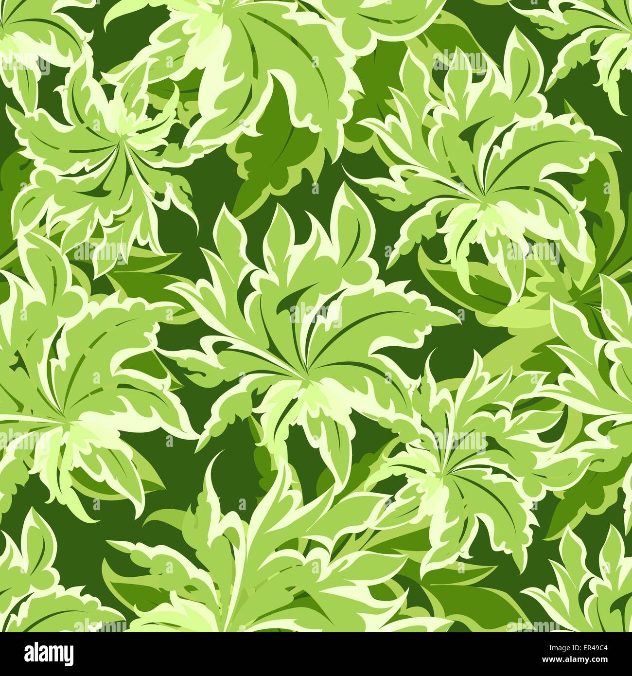 Curve leaves Stock Vector Images - Alamy