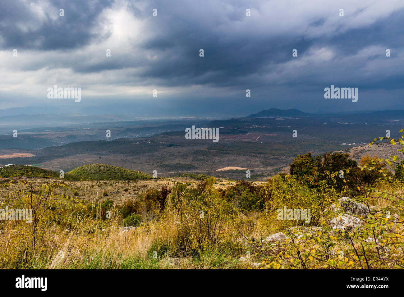 Views of the Krizevac Mountain in Medjugorje in Bosnia ed Erzegovina
