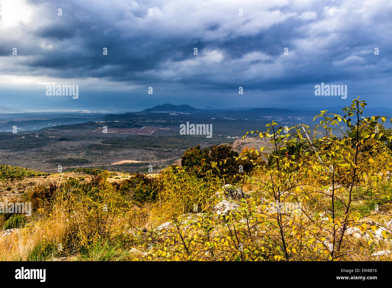 Views of the Krizevac Mountain in Medjugorje in Bosnia ed Erzegovina
