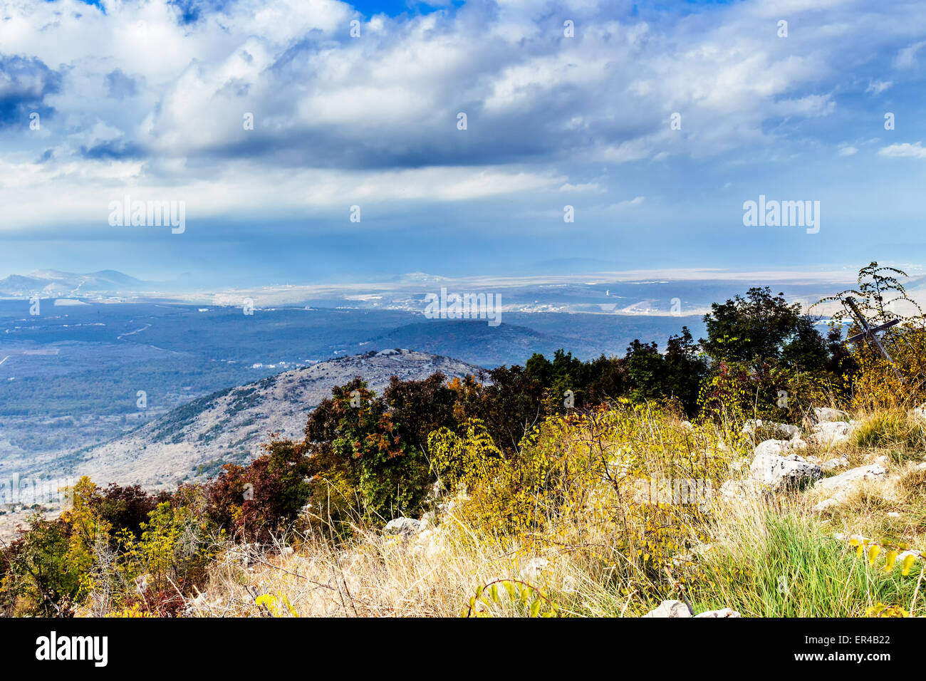 Views of the Krizevac Mountain in Medjugorje in Bosnia ed Erzegovina