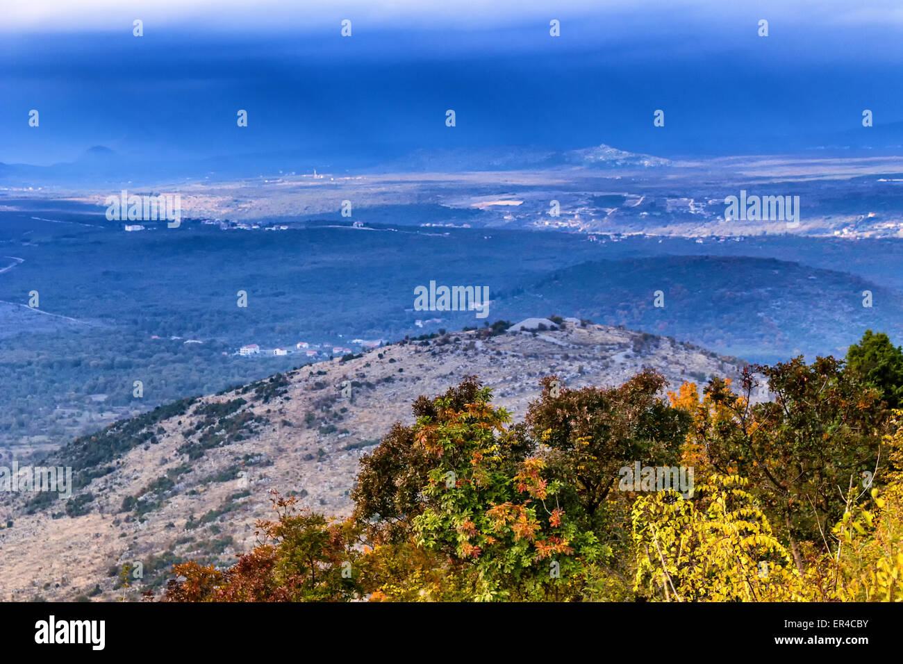Views of the Krizevac Mountain in Medjugorje in Bosnia ed Erzegovina