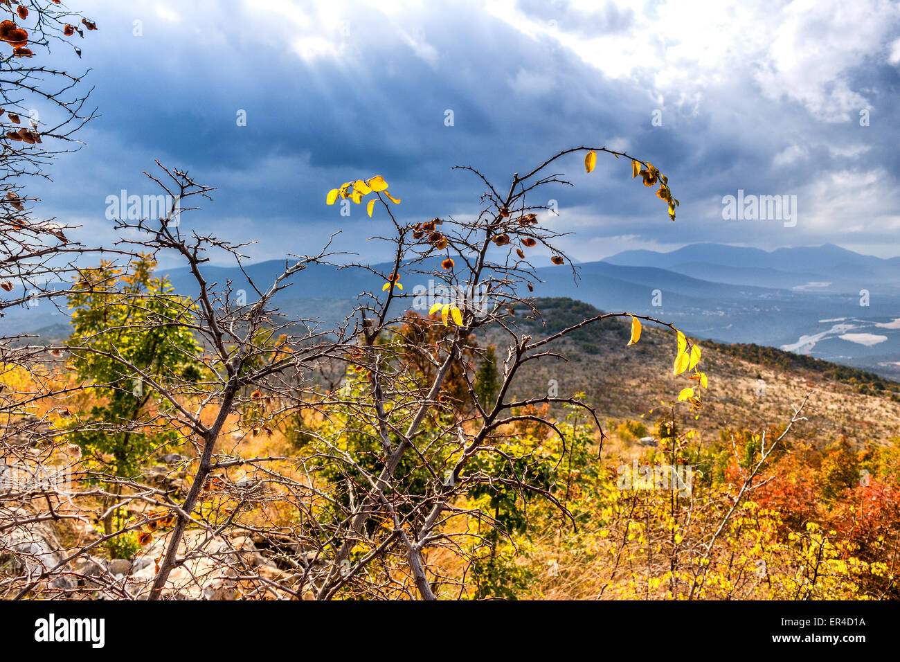 Views of the Krizevac Mountain in Medjugorje in Bosnia ed Erzegovina