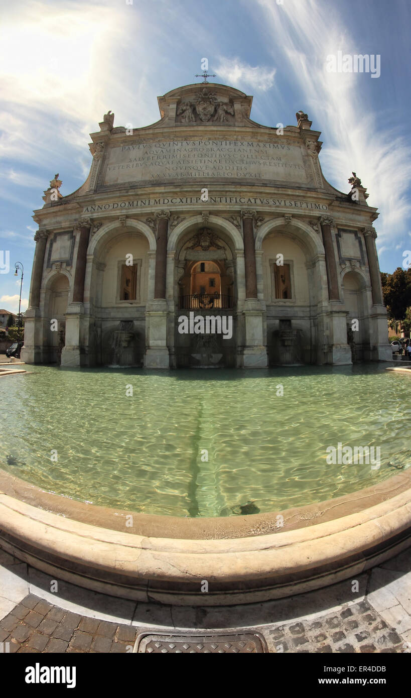 Aqua paola fountain aka fontanone landmark rome hi-res stock ...