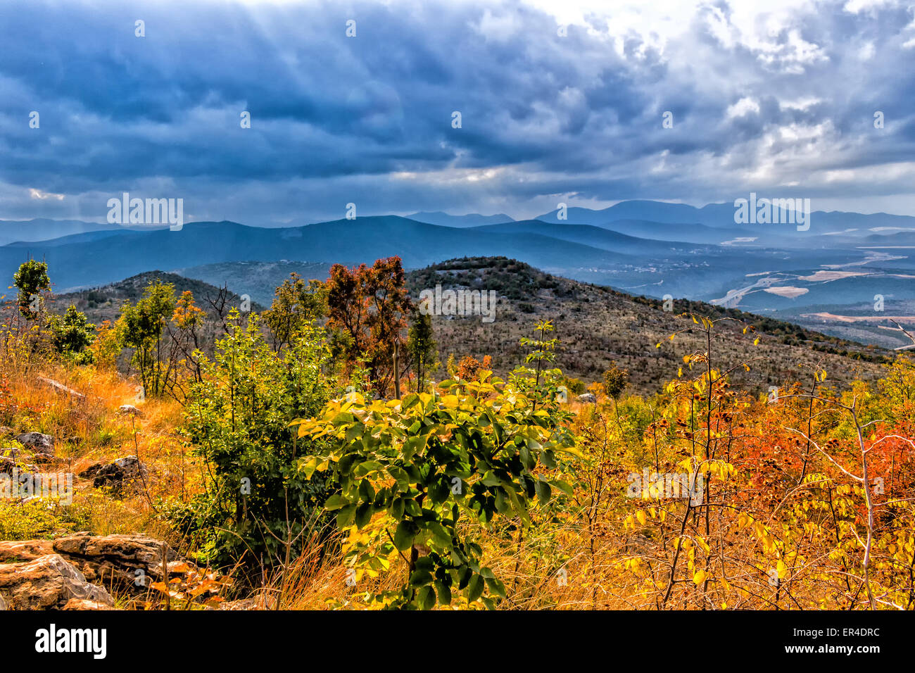 Views of the Krizevac Mountain in Medjugorje in Bosnia ed Erzegovina