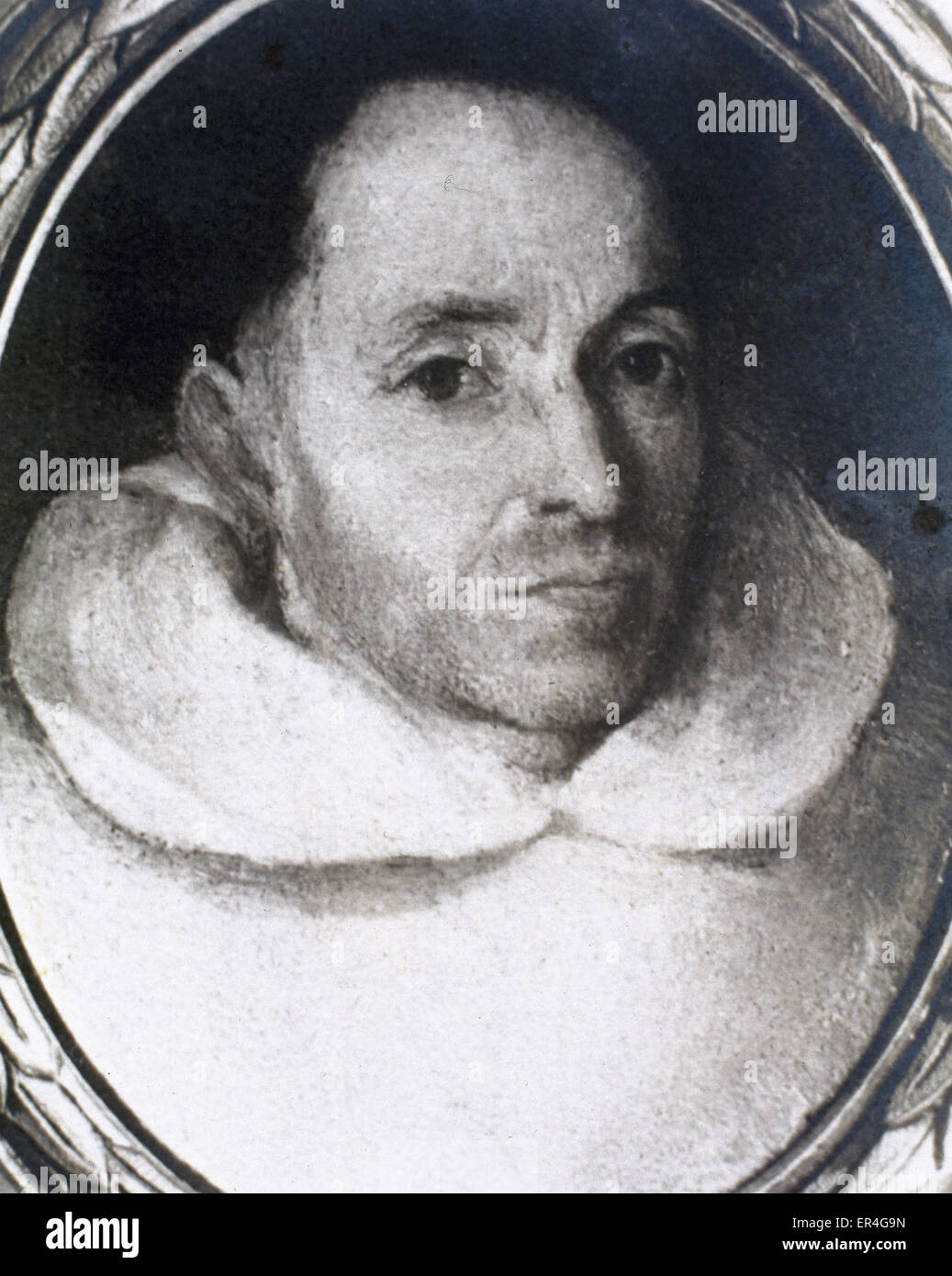 Tirso de Molina (1579-1648). Spanish baroque dramatist, poet and roman catholic monk. Engraving. Stock Photo