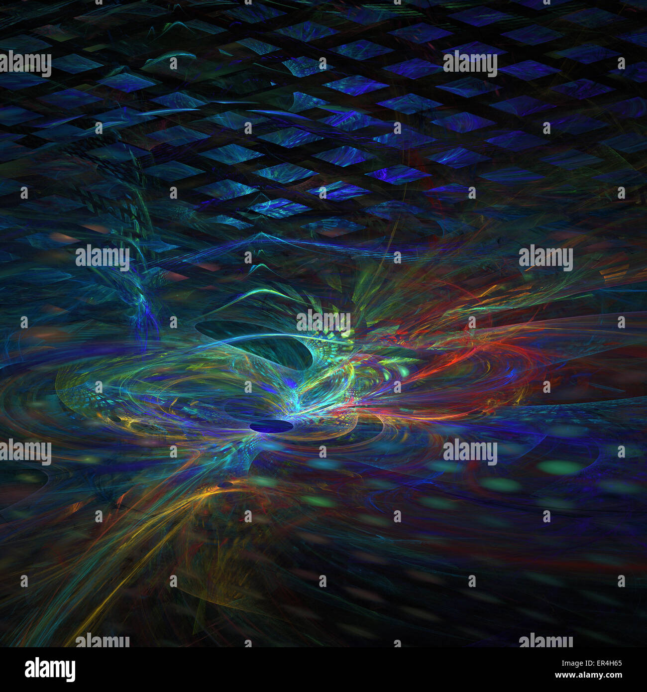 Abstract digital sphere made glowing hi-res stock photography and ...