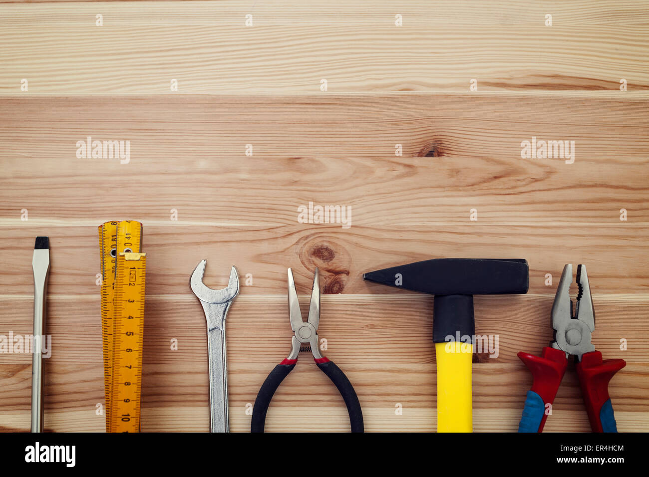 Builders tools Stock Photo Alamy