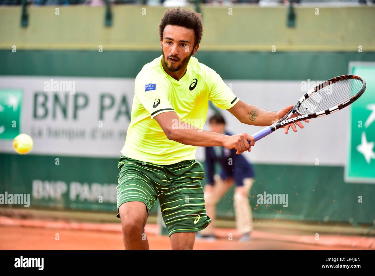 Maxime HAMOU - 26.05.2015 - Jour 3 - Roland Garros 2015.Photo : Dave  Winter/Icon Sport Stock Photo - Alamy