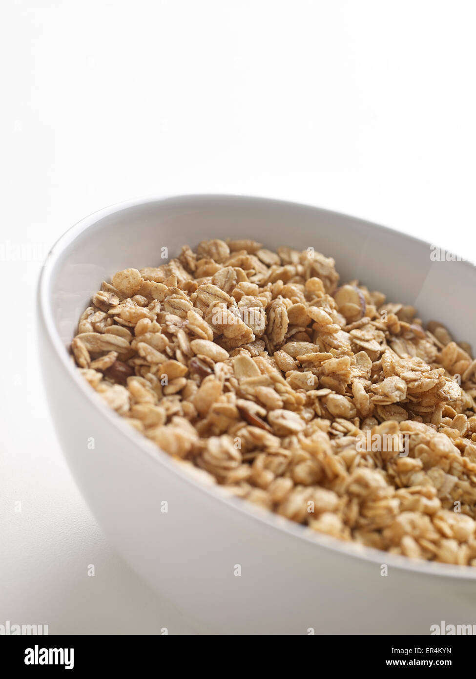 Bowl Of Granola Cereal Stock Photo Alamy