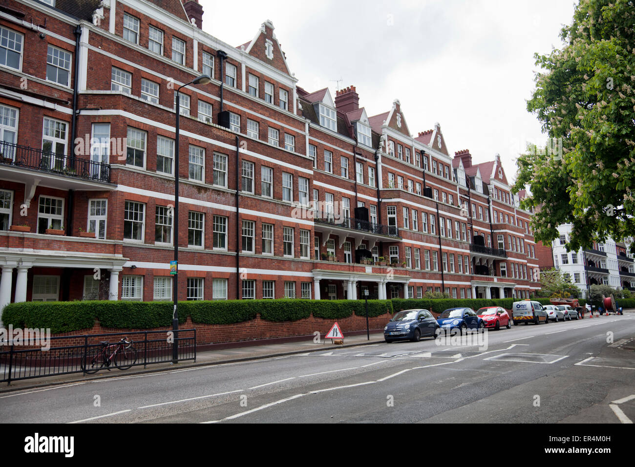 Prince of Wales Drive Apartments in Battersea - London UK Stock Photo