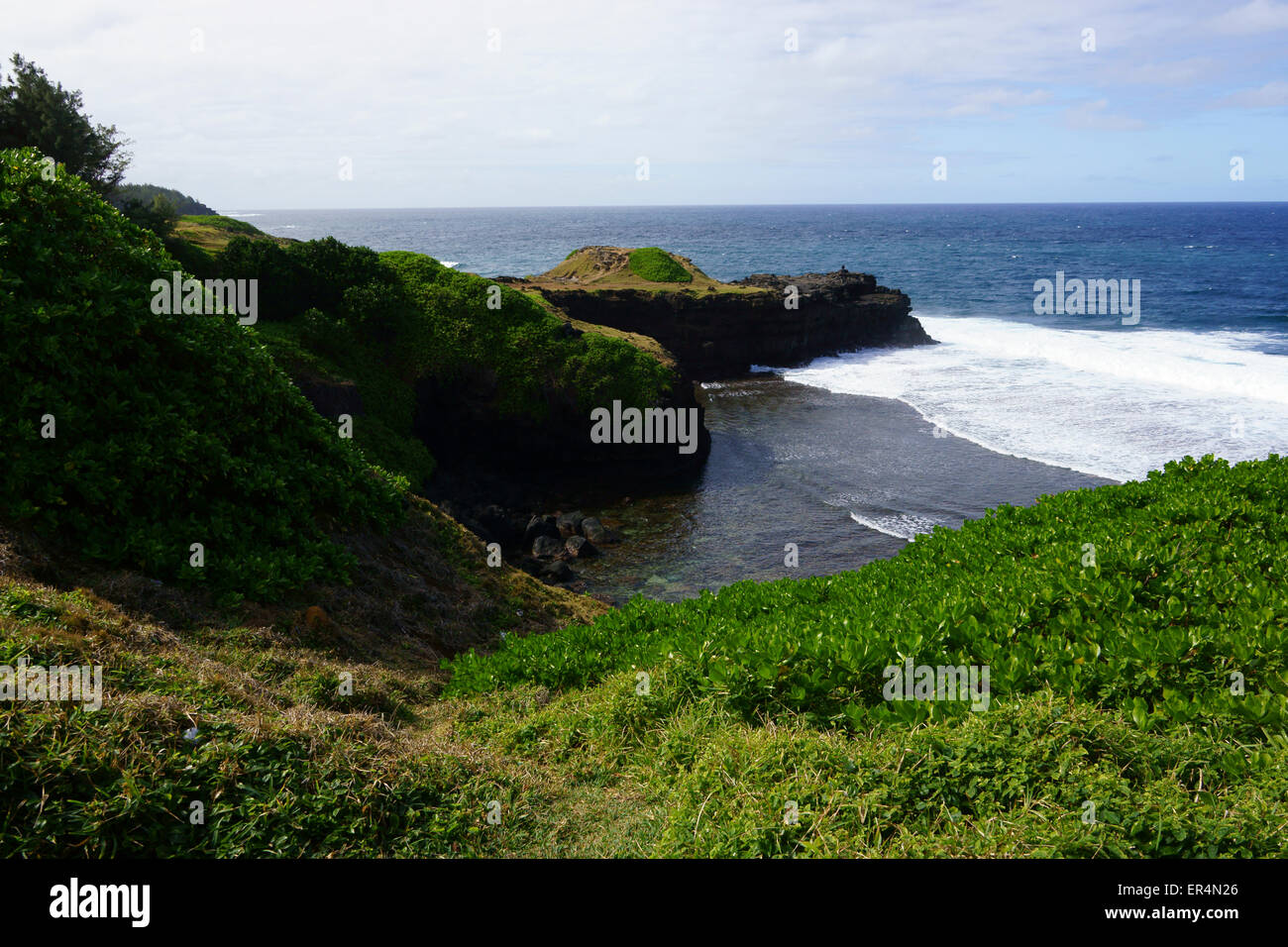 South coast of Island Mauritius Stock Photo