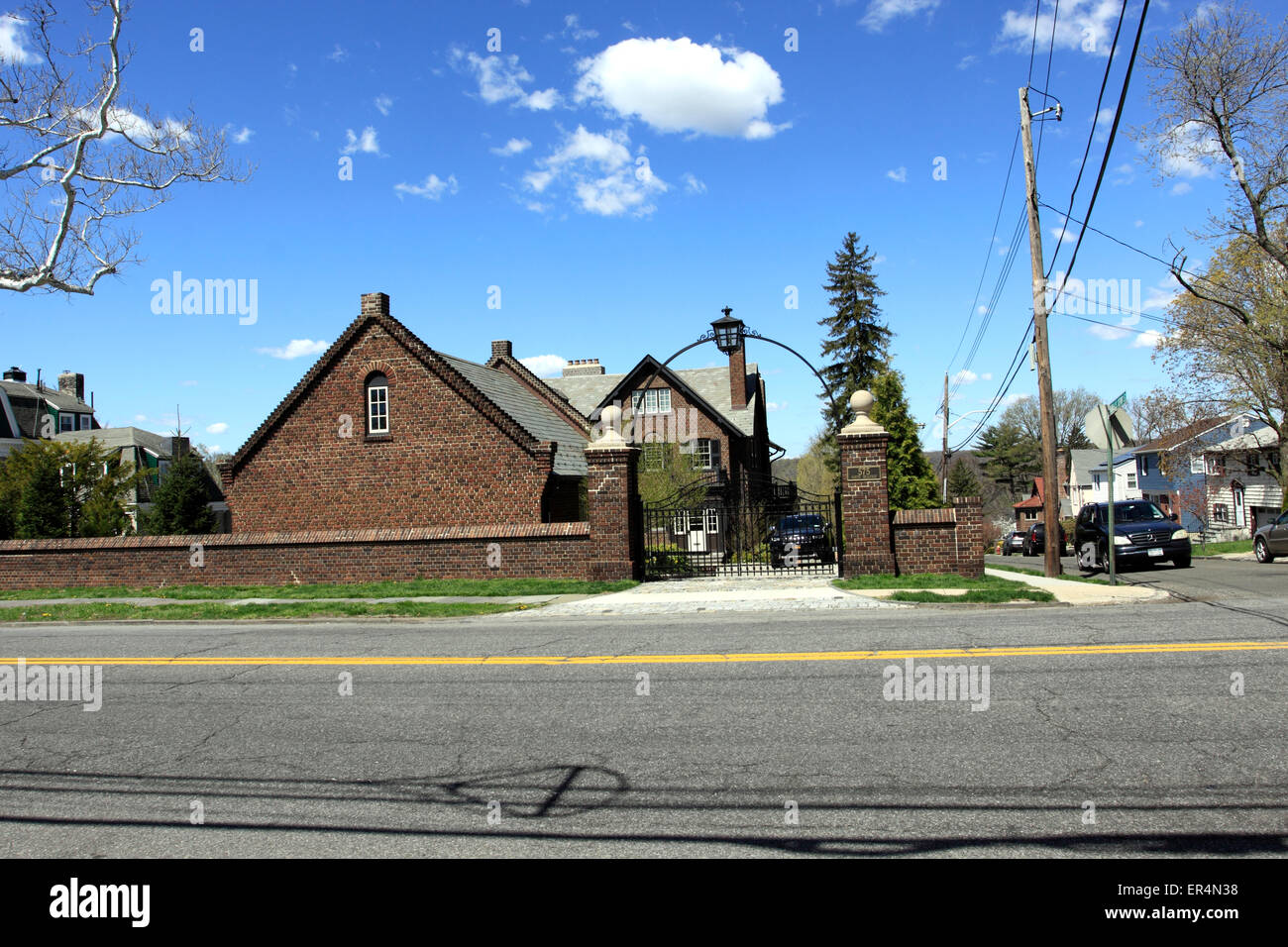 Mansion Yonkers New York Stock Photo Alamy