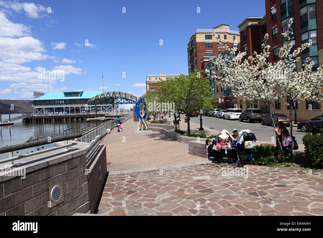 Downtown waterfront district Yonkers New York Stock Photo Alamy