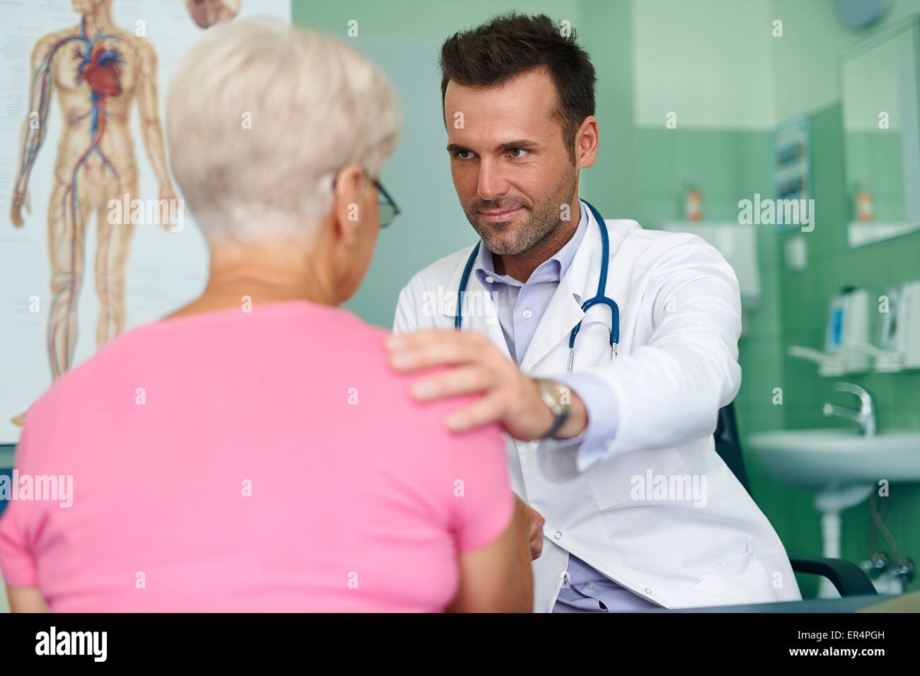 Visit in the doctor's office. Debica, Poland Stock Photo Alamy