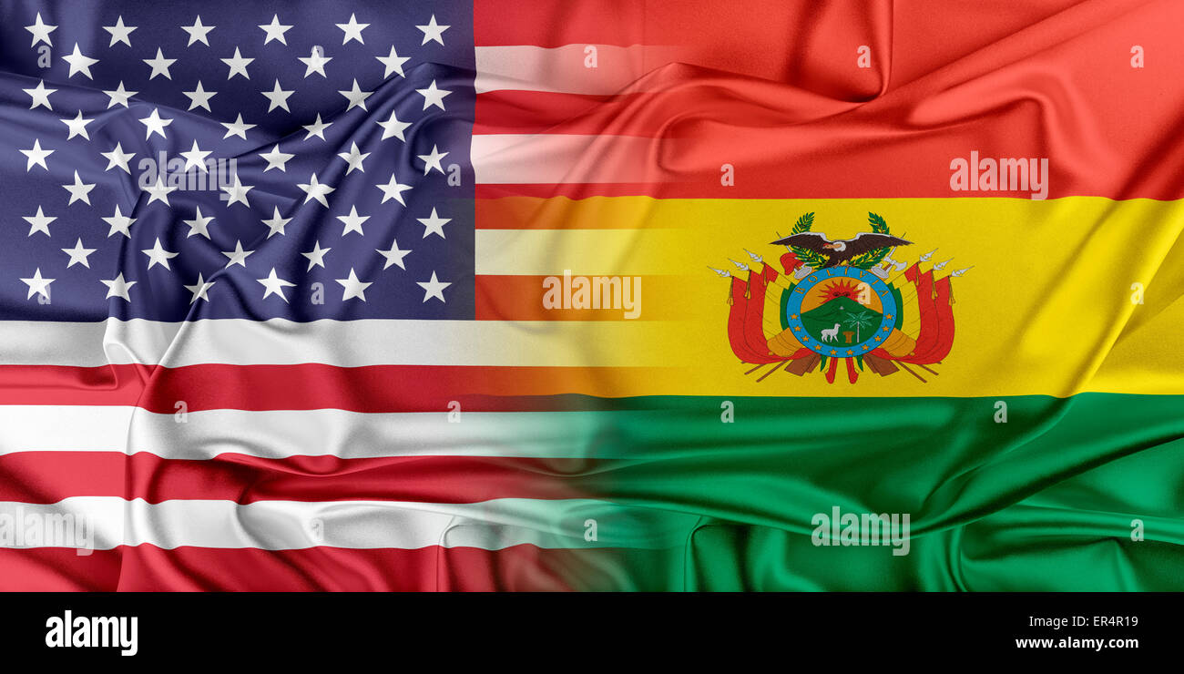 USA And Bolivia Stock Photo Alamy   Usa And Bolivia ER4R19 