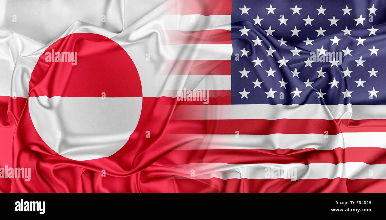USA and Greenland Stock Photo Alamy
