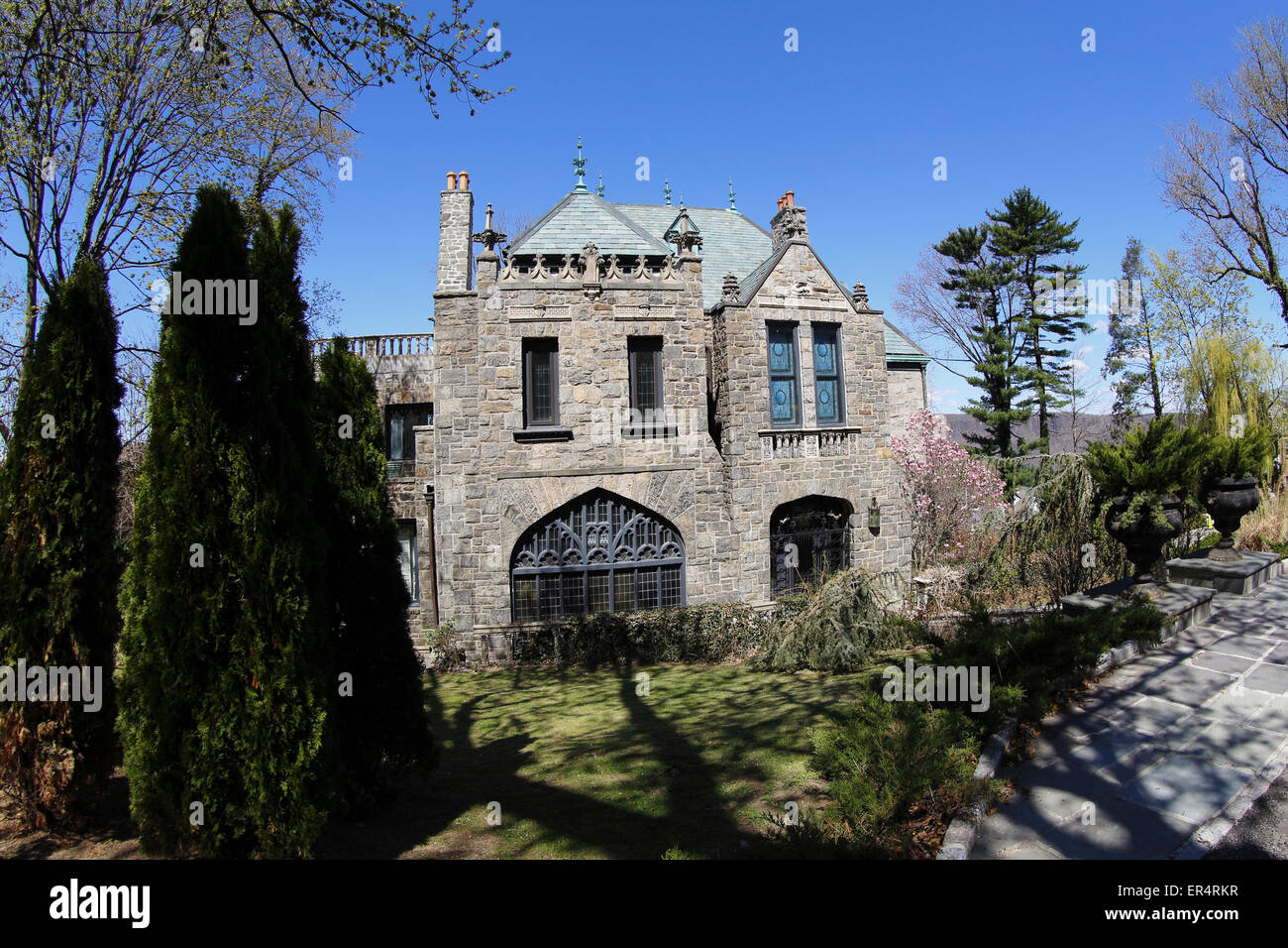 Mansion Yonkers New York Stock Photo Alamy