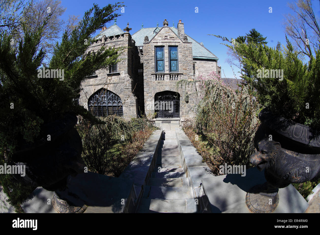 Mansion Yonkers New York Stock Photo Alamy