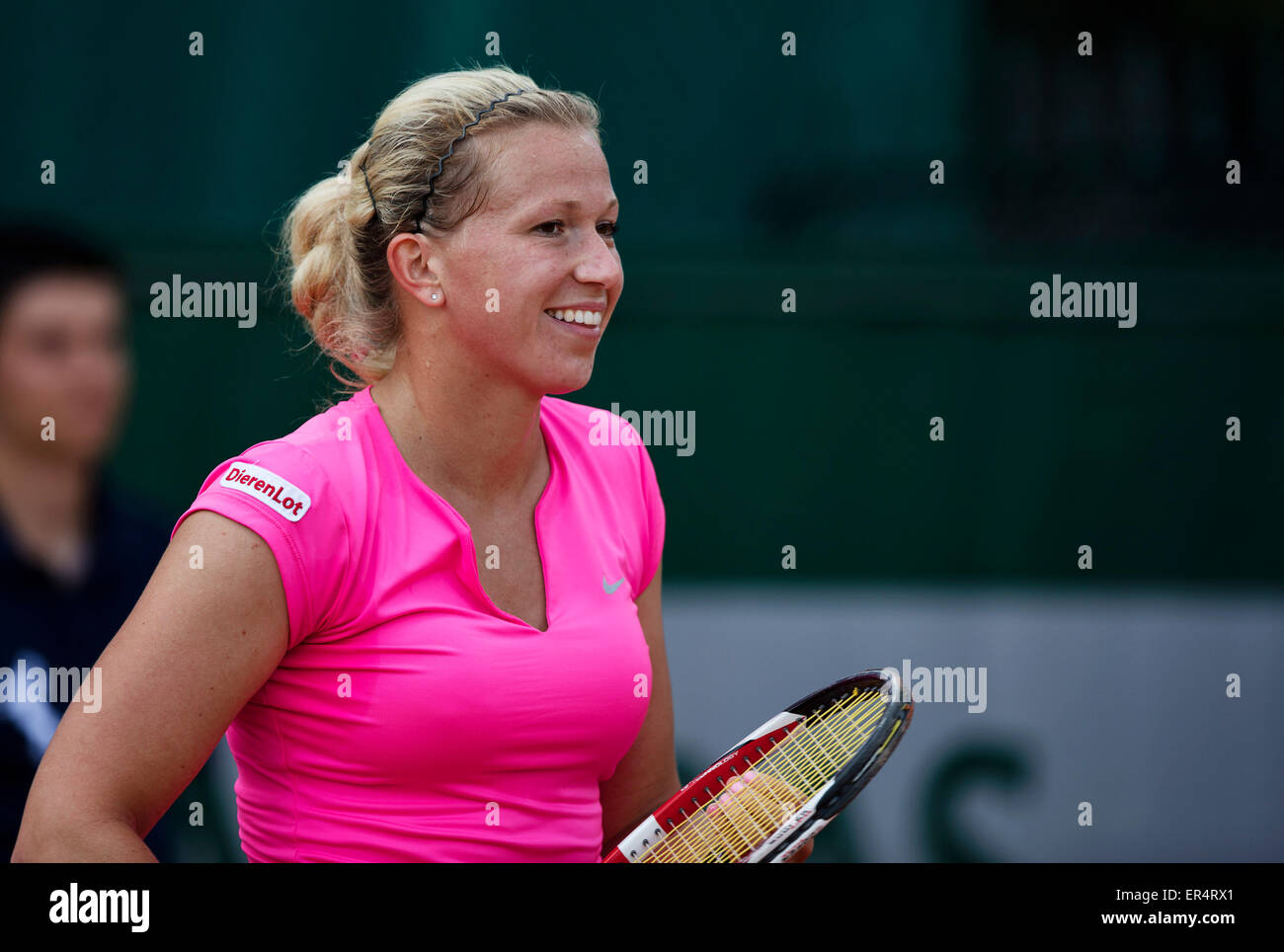 Paris, France. 27th May, 2015. Tennis, Roland Garros, Michaella Krajicek (NED)  Credit:  Henk Koster/Alamy Live News Stock Photo