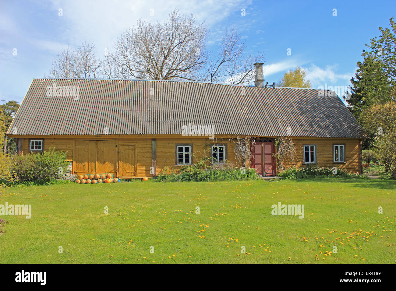 Kusti talu, Vilsandi island, Saaremaa, Estonia Stock Photo