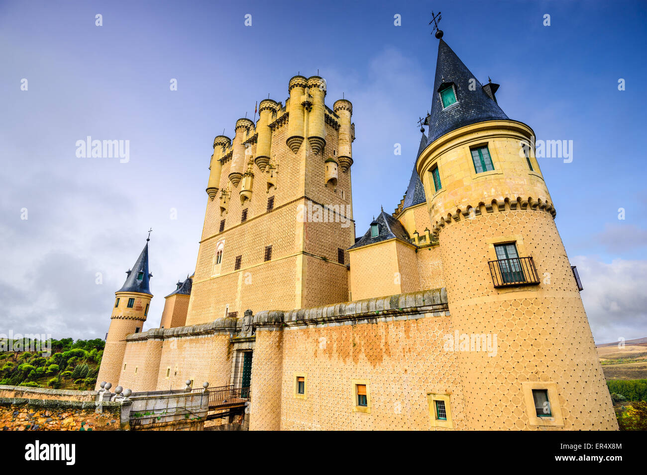 Segovia, Spain at the Alcazar castle. Stock Photo