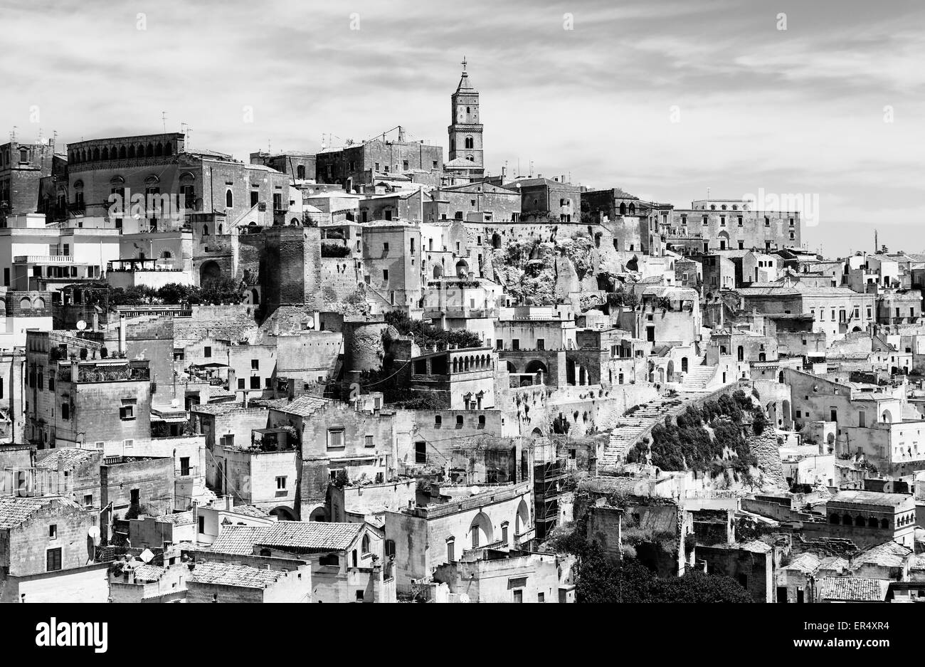 This is an image of Sassi di Matera in Basilicata, Italy Stock Photo