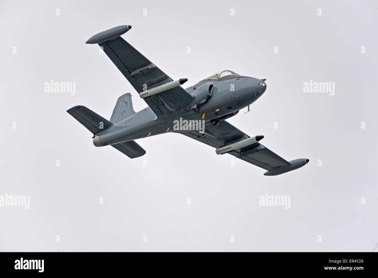 BAC Strikemaster jet provost fighter warbird Llandudno Air Show Stock Photo
