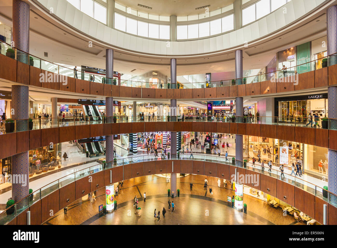 Dubai Mall interior, Dubai City, United Arab Emirates, UAE, Middle East Stock Photo